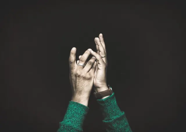 Hands joined in prayer
